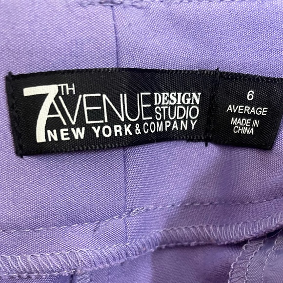 *SOLD* Lavender Dress Pants, Size 6 - Picture 2 of 3